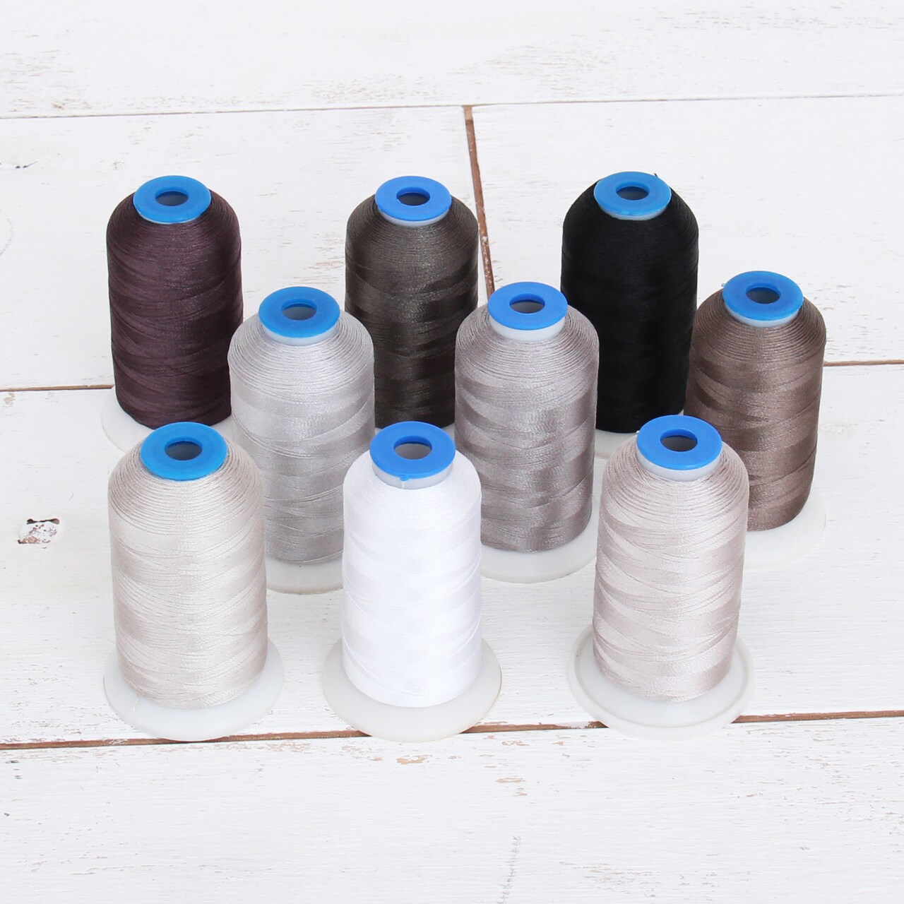 Threadart Polyester Embroidery Machine Thread Sets | 1000M Spools 40wt | For Brother Babylock Janome Singer Pfaff Bernina Machines - 16 Sets Available